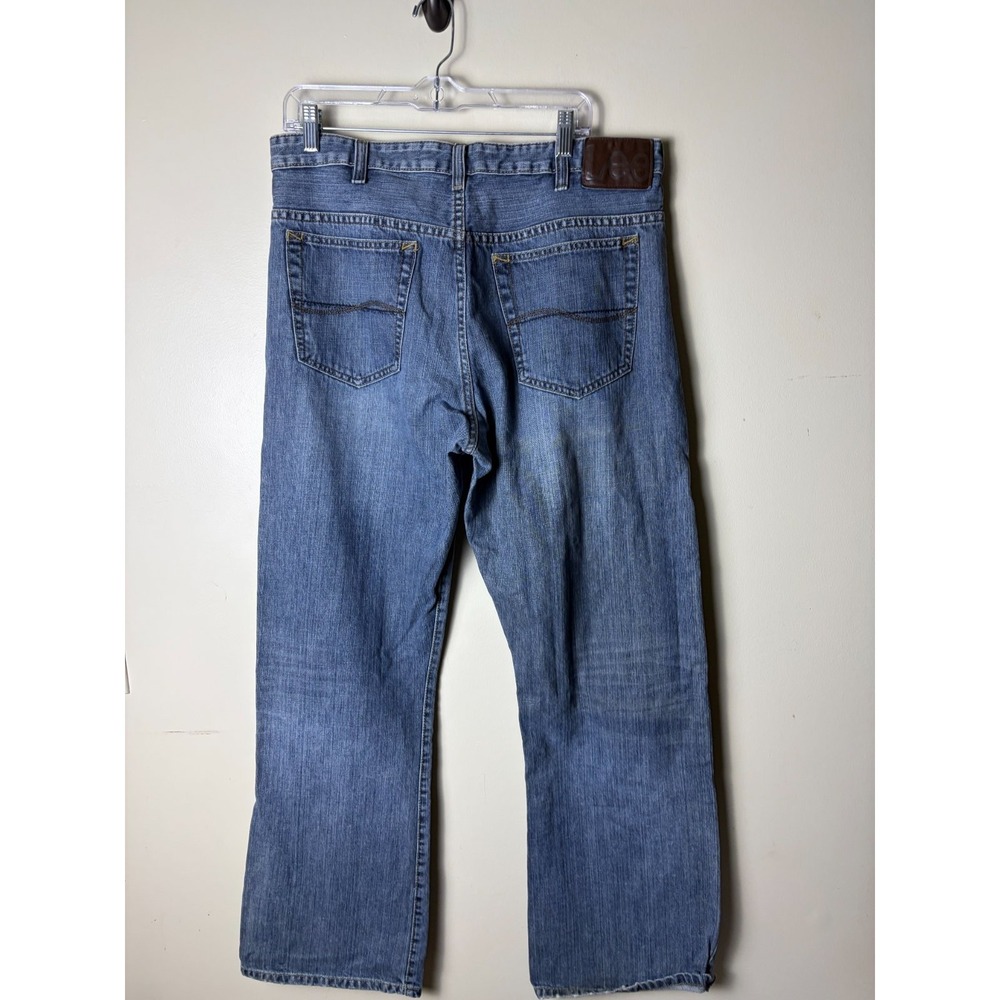 Lee Heritage Relaxed Bootcut Jeans Men's 36x32 Blue Denim - Picture 5 of 6